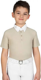 Equestro Reitshirt für Kinder in Beige Größe 10 Jahre – Bild 1 von 1