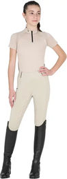 Produktbild von Equestro Reitshirt für Kinder in Beige Größe 12 Jahre