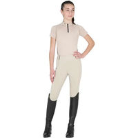 Produktbild von Equestro Reitshirt für Kinder in Beige Größe 8 Jahre