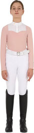 Produktbild von Equestro Reitshirt für Mädchen aus Baumwolle in Rosa