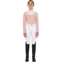Produktbild von Equestro Reitshirt für Mädchen aus Baumwolle in Rosa für ganzjähriges Tragen