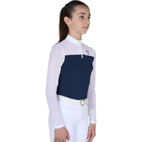 Produktbild von Equestro Reitshirt für Mädchen in Blau Größe 12 Jahre