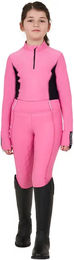 Produktbild von Equestro Reitshirt für Mädchen Rosa Langärmliges Winter Polo für Kids 12 Jahre