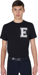 Produktbild von Equestro Reitshirt Monogram für Herren aus Baumwolle Schwarz XXL