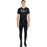 Produktbild von Equestro Reitshirt Multi Logo für Herren in Schwarz Größe M