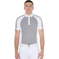 Produktbild von Equestro Reitshirt Polo für Herren in Grau Größe XS