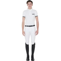 Produktbild von Equestro Reitshirt Polo für Herren in Weiß Größe XL