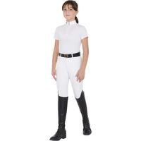 Produktbild von Equestro Reitshirt Polo für Mädchen in Weiß