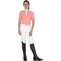 Produktbild von Equestro Reitshirt Poloshirt für Mädchen Rosa Größe 12 Jahre