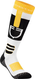 Produktbild von Equestro Reitsocken aus atmungsaktivem Stoff für Unisex in Gelb und Weiß