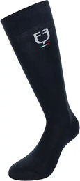Equestro Reitsocken Italian Flag Stretch Kniestrümpfe Blau Unisex Größe L – Bild 1 von 4