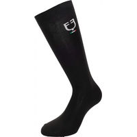 Produktbild von Equestro Reitsocken Italian Flag Unisex Schwarz Größe 39/42