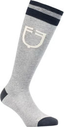 Produktbild von Equestro Reitsocken Unisex Grau Größe L