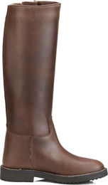 Produktbild von Equestro Reitstiefel aus Leder für Unisex in Braun Größe 38 mit atmungsaktiver Innenauskleidung