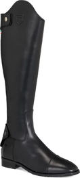 Produktbild von Equestro Reitstiefel aus Leder mit hinterem Reißverschluss Unisex Schwarz Größe L