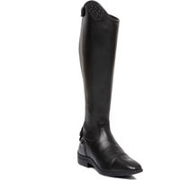 Produktbild von Equestro Reitstiefel aus Leder mit Multilogo für Damen und Herren Schwarz Winter 35 Short