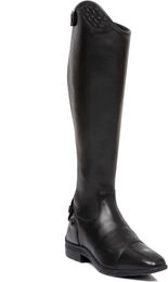 Produktbild von Equestro Reitstiefel aus Leder mit Multilogo für Damen und Herren Schwarz Winter Größe 44