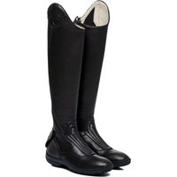 Produktbild von Equestro Reitstiefel aus Leder mit weicher XS Sportsohle in Schwarz für Unisex