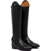 Produktbild von Equestro Reitstiefel für Kinder aus Kunstleder Schwarz Unisex Extra Slim