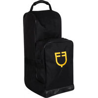 Produktbild von Equestro Reitstiefeltasche und Helmset aus Cordura wasserabweisend Schwarz Unisex