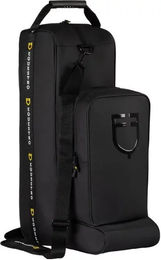 Produktbild von Equestro Reitstiefeltasche und Reithelmtasche Schwarz Unisex