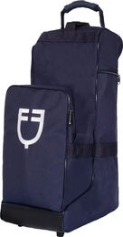 Produktbild von Equestro Reitstiefeltasche und Reitkappe Set Blau Unisex
