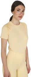 Produktbild von Equestro Reittrainingsshirt Damen Sommer Beige XS
