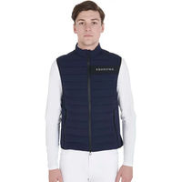 Produktbild von Equestro Reitweste für Herren aus winddichtem und wasserabweisendem Material in Blau Grösse XS