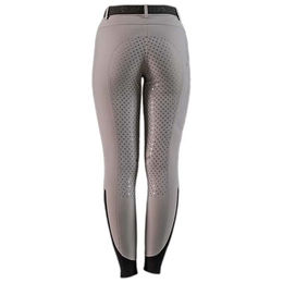 Equestro Ridertech Reithose Damen mit Full Grip und Silikon in Grau Größe 38 – Bild 1 von 5