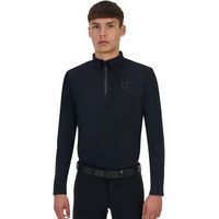 Produktbild von Equestro Ridertechnology Langarm-Wettkampf-Polo für Herren in Schwarz Größe L