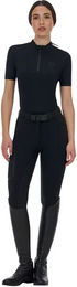 Produktbild von Equestro Ridertechnology Reitshirt Damen Schwarz Größe L wasserdicht