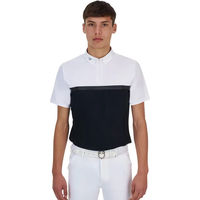 Produktbild von Equestro Ridertechnology Turnier-Poloshirt für Herren in Weiß Größe M