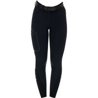 Produktbild von Equestro Ridertechnology Turnierhose Damen mit Mid Grip Silikon in Schwarz Größe 42