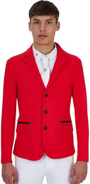 Produktbild von Equestro Ridertechnology Turnierjacket für Herren in Rot Größe 46