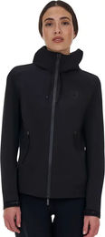 Produktbild von Equestro Ridertechnology Wasserdichte Reitjacke mit Kapuze für Damen in Schwarz Größe M