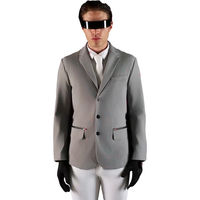 Produktbild von Equestro Ridertechnology Wettkampfjacke für Herren in Grau Größe L
