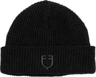 Equestro Rippmütze aus Wolle Beanie Schwarz Unisex – Bild 1 von 8