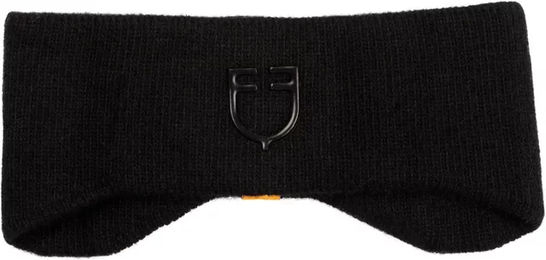 Produktbild von Equestro Rippstrick Stirnband aus Wolle Schwarz Unisex Lärmreduzierend