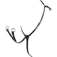 Produktbild von Equestro Roxane Lederhalsband mit Y-Gabel in Schwarz