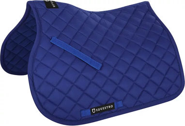 Produktbild von Equestro Satteldecke für Pferde aus Baumwolle in Blau