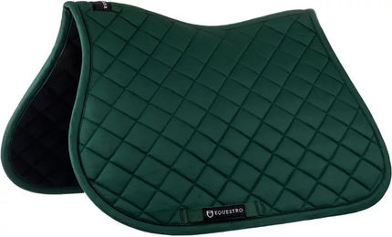 Produktbild von Equestro Satteldecke für Pferde aus Baumwolle in Grün