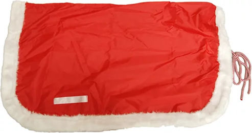 Produktbild von Equestro Satteldecke für Pferde Christmas Rot