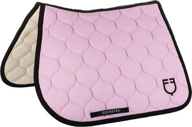 Produktbild von Equestro Satteldecke für Pferde Onion Line Edition in Lila und Rosa