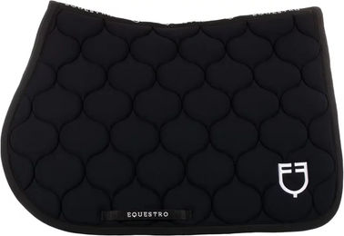 Produktbild von Equestro Satteldecke für Pferde Onion Line Edition Schwarz für Vollblut