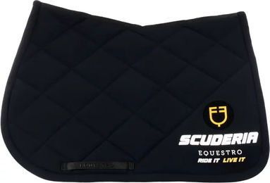 Equestro Satteldecke Scuderia Full Schwarz für Warmblut – Bild 1 von 2