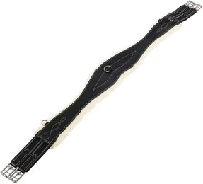 Produktbild von Equestro Sattelgurt aus Kunstleder in Schwarz 100 cm