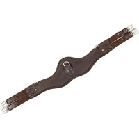 Produktbild von Equestro Sattelgurt aus Leder und Stahl in Braun 125 cm
