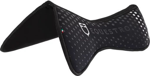Equestro Sattelpad aus Memory Foam mit Silikon Grip in Schwarz – Bild 1 von 3