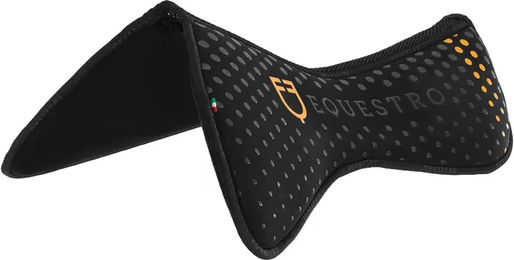 Equestro Sattelpad mit Memory Foam und SilikonGrip in Schwarz – Bild 1 von 9
