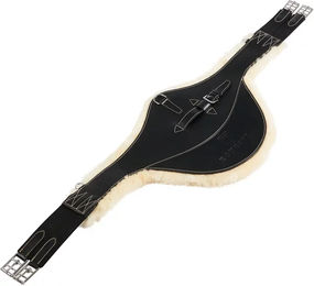 Produktbild von Equestro Sattelschoner für englische Sättel aus Leder in Schwarz 125 cm